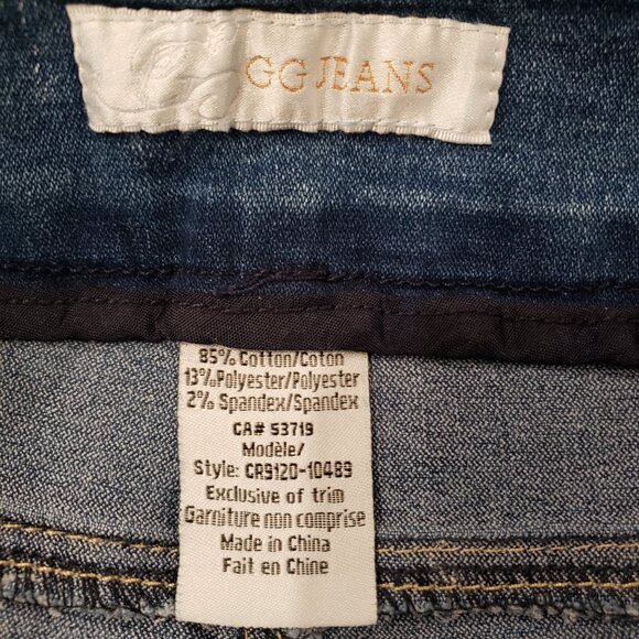 NEW GG JEANS Embroidered Ankle Jean - Picture 9 of 10
